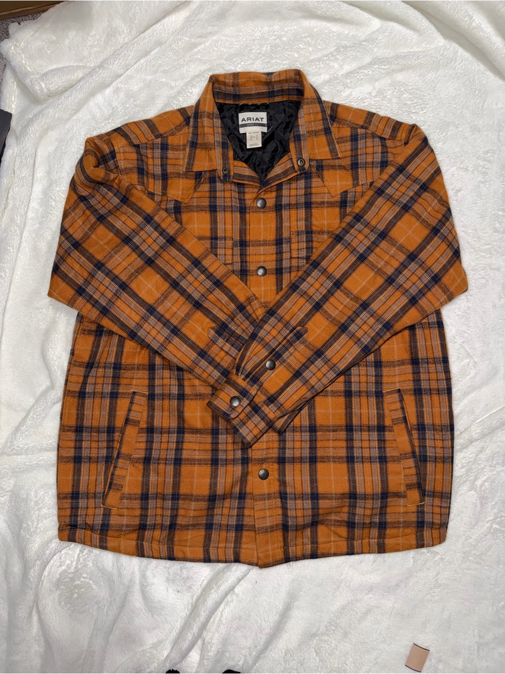 Ariat Men's Harvey Retro Quilted Plaid Shirt Jacket/Shacket